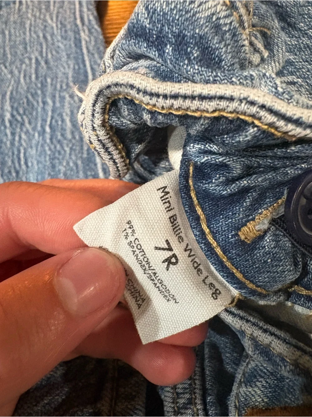 BKE Light Blue Raw-Hem Kids Jeans